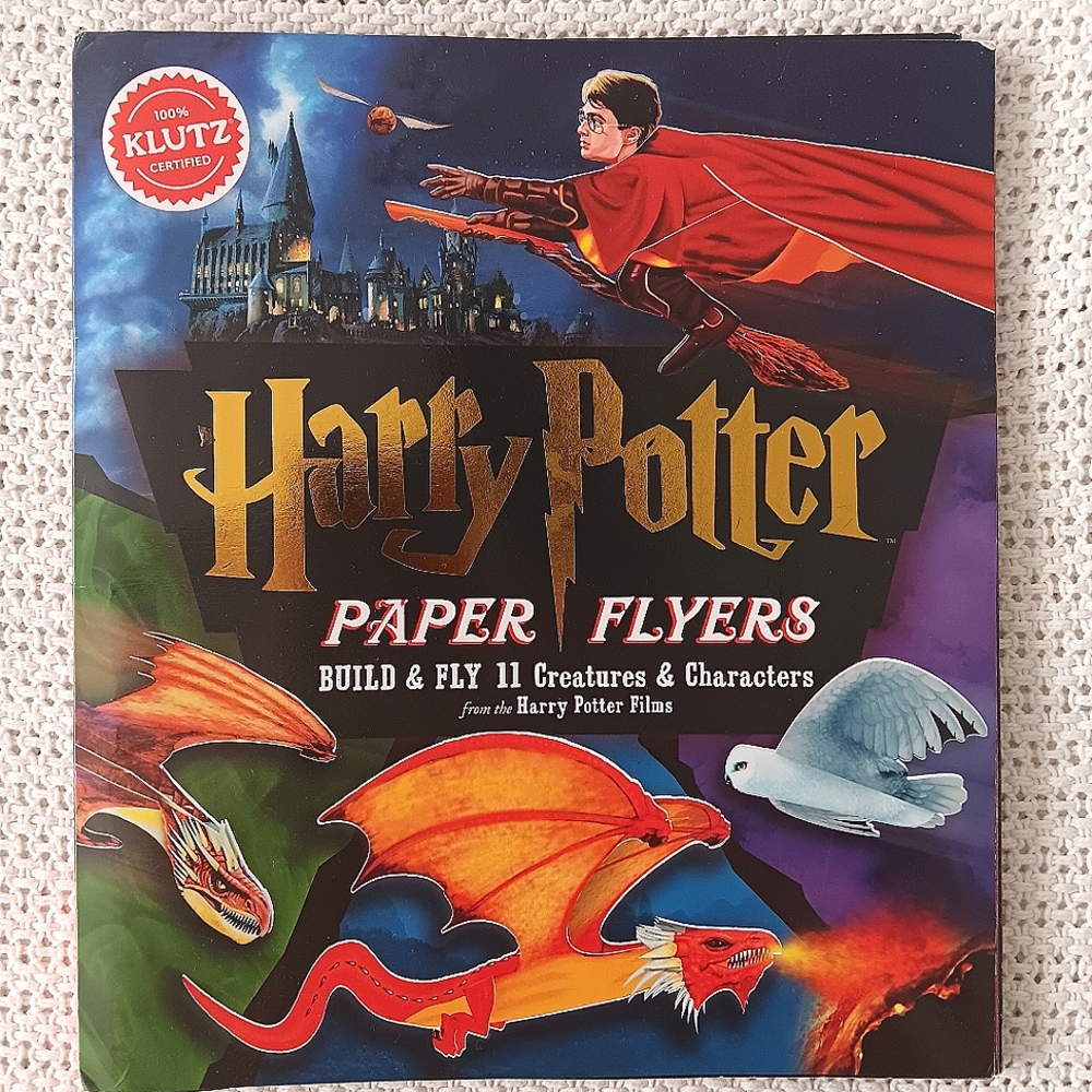 Harry Potter Paper Flyers by Klutz Sealed Flyers